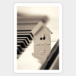 Piano Home Sticker